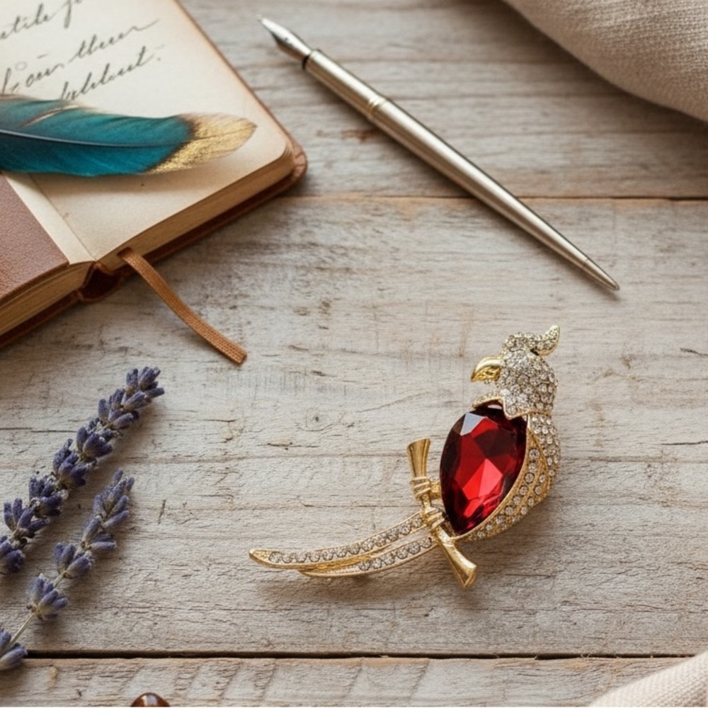 Parrot Brooch new in box